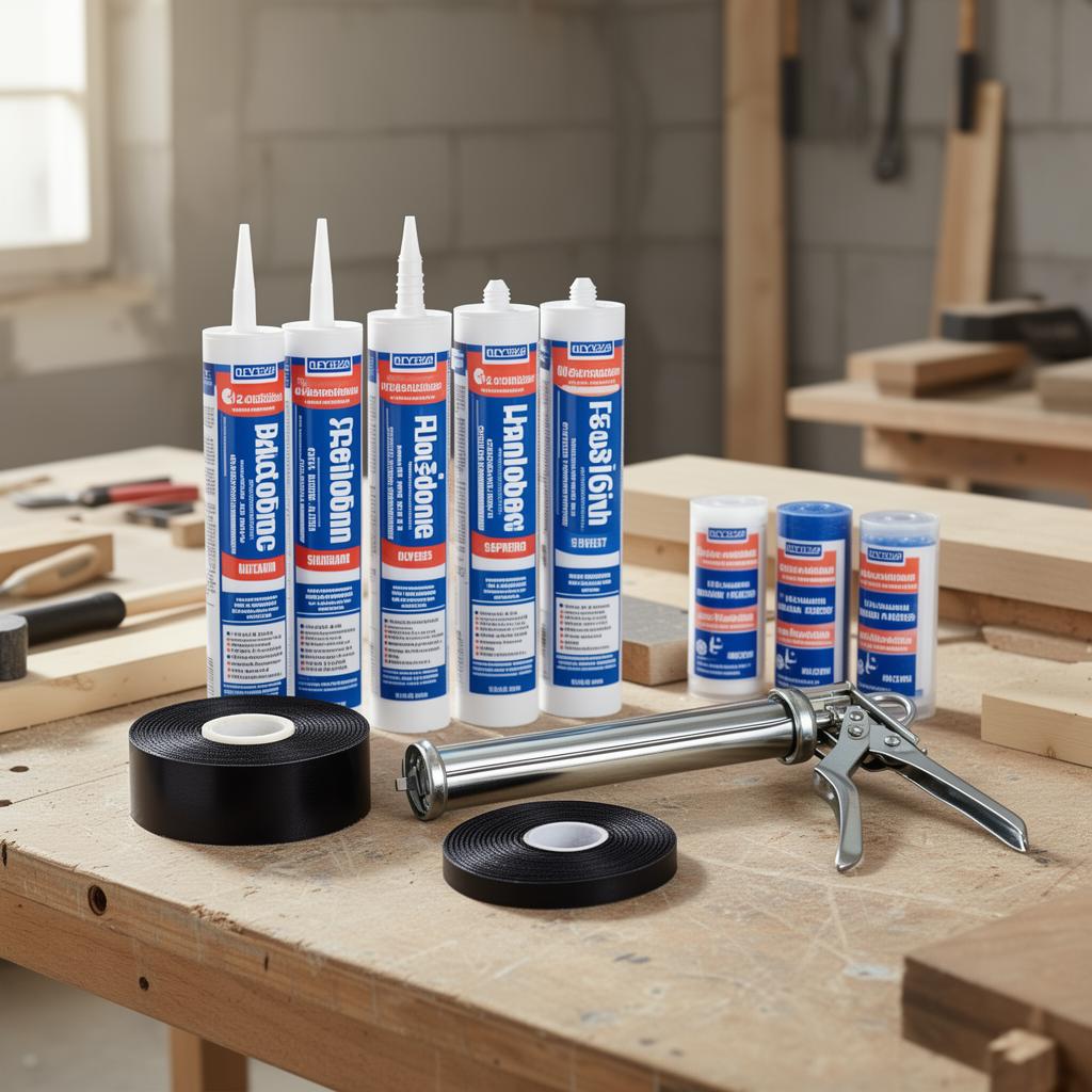 Boskin kit, lijm en tape